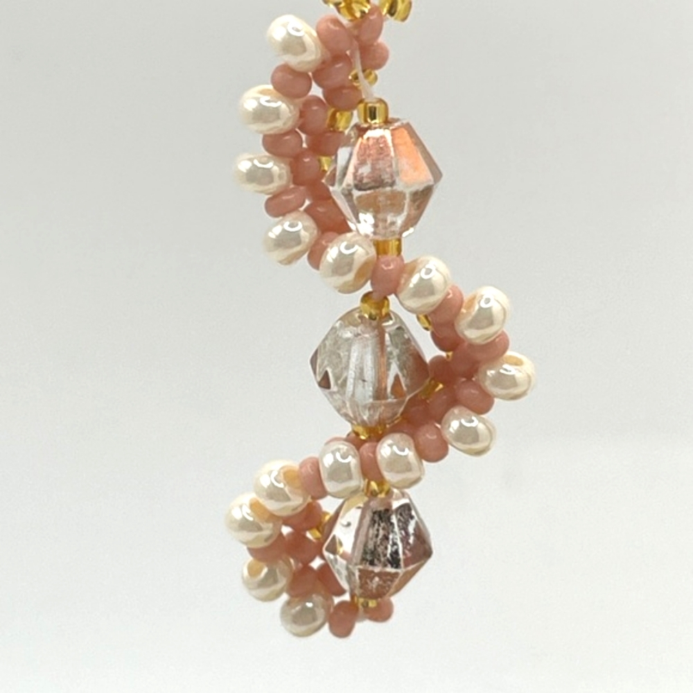Czech Glass Whirly Gig Pierced Dangle Drop Earrings NEW - Picture 8 of 8